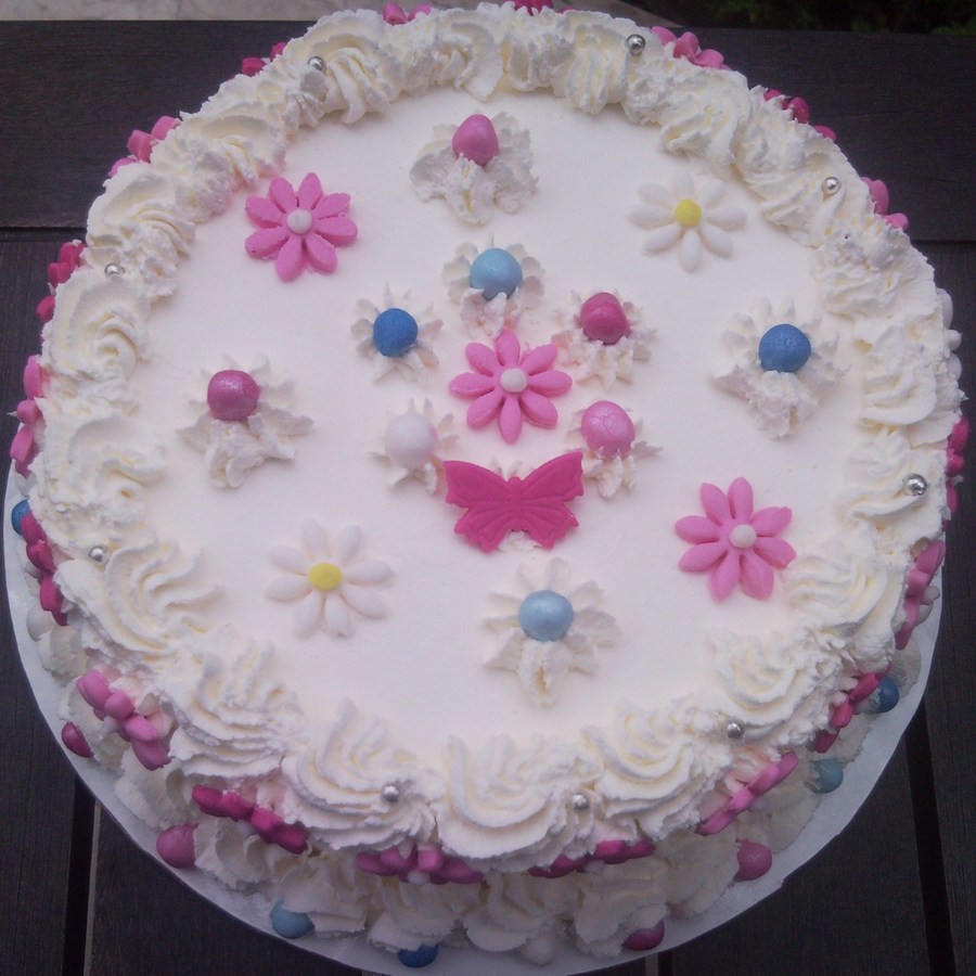 Ice Cream Cake Spring Decorations - CakeCentral.com