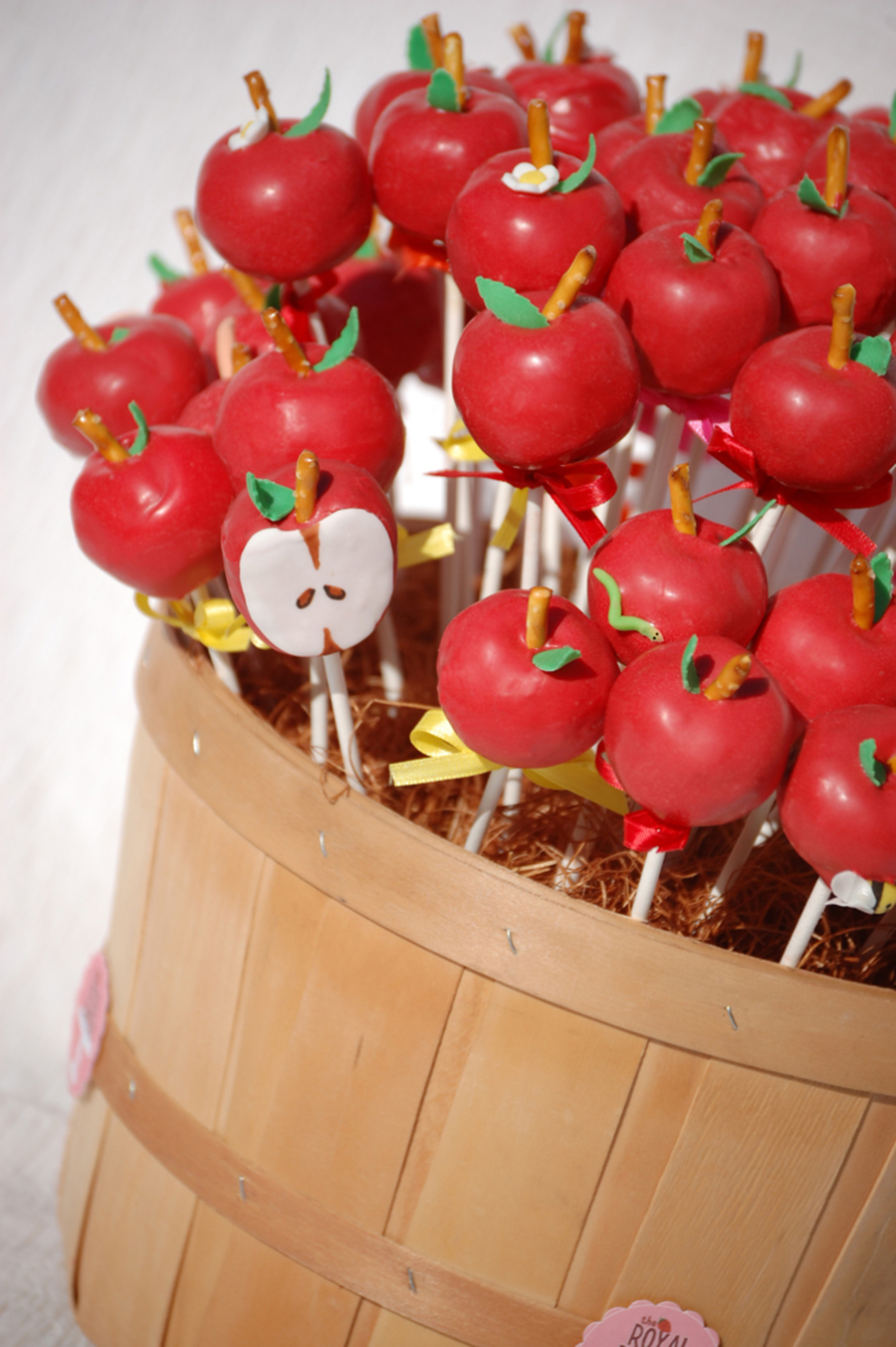 End Of Trimester Apple Cake Pops on Cake Central End Of Trimester Apple Cake Pops on Cake Central