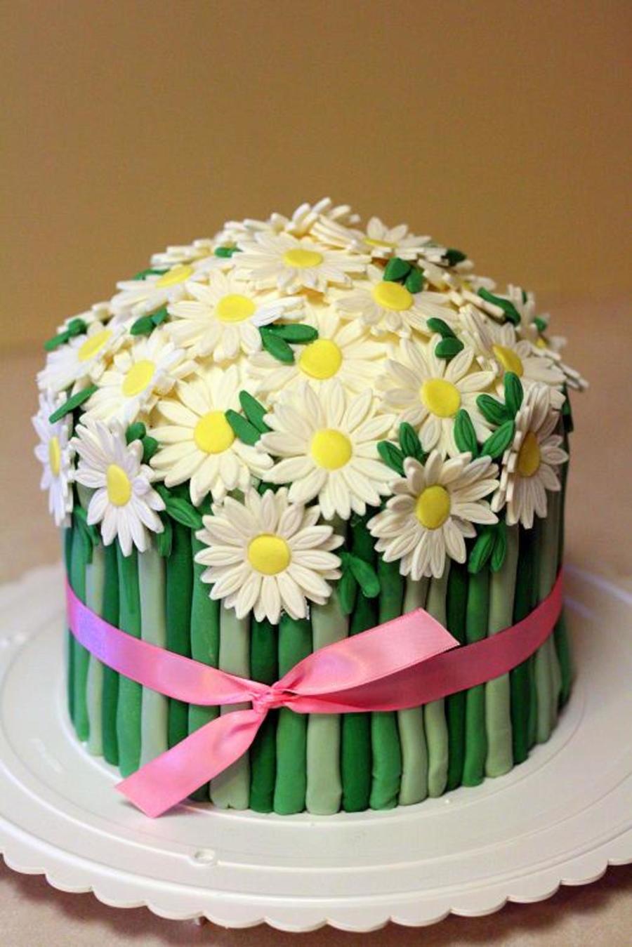 Daisy Bouquet on Cake Central Daisy Bouquet on Cake Central