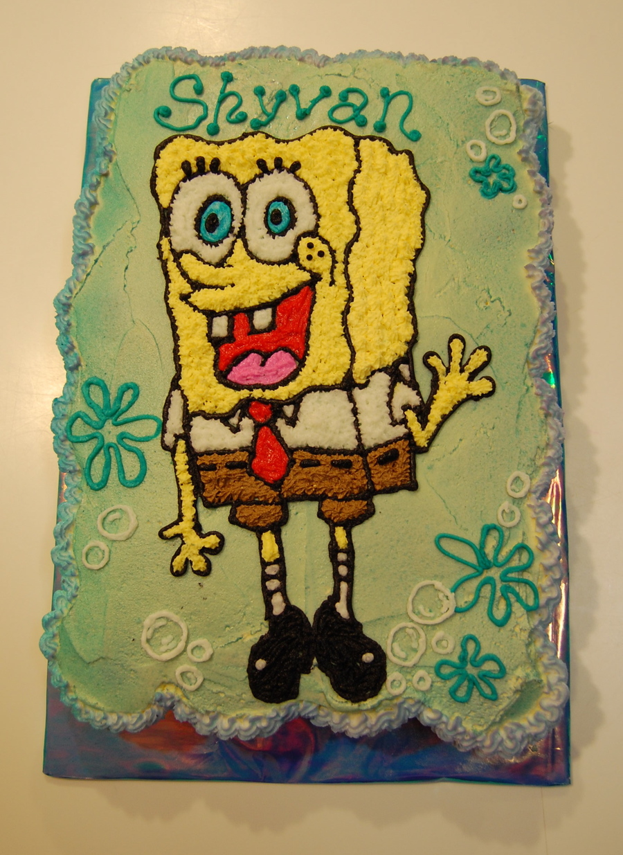 Spongebob Cupcake Cake on Cake Central Spongebob Cupcake Cake on Cake Central