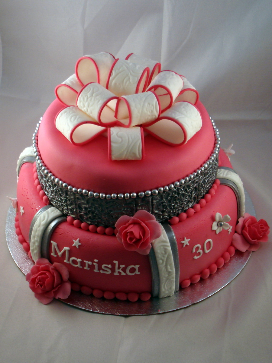 Birthday Cake For 30 Year Old Women CakeCentral