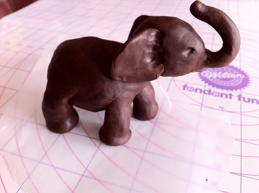 Chocolate Elephant on Cake Central Chocolate Elephant on Cake Central