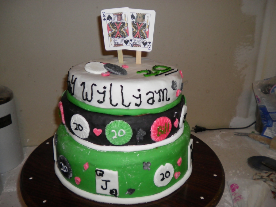 Texas holdem cake