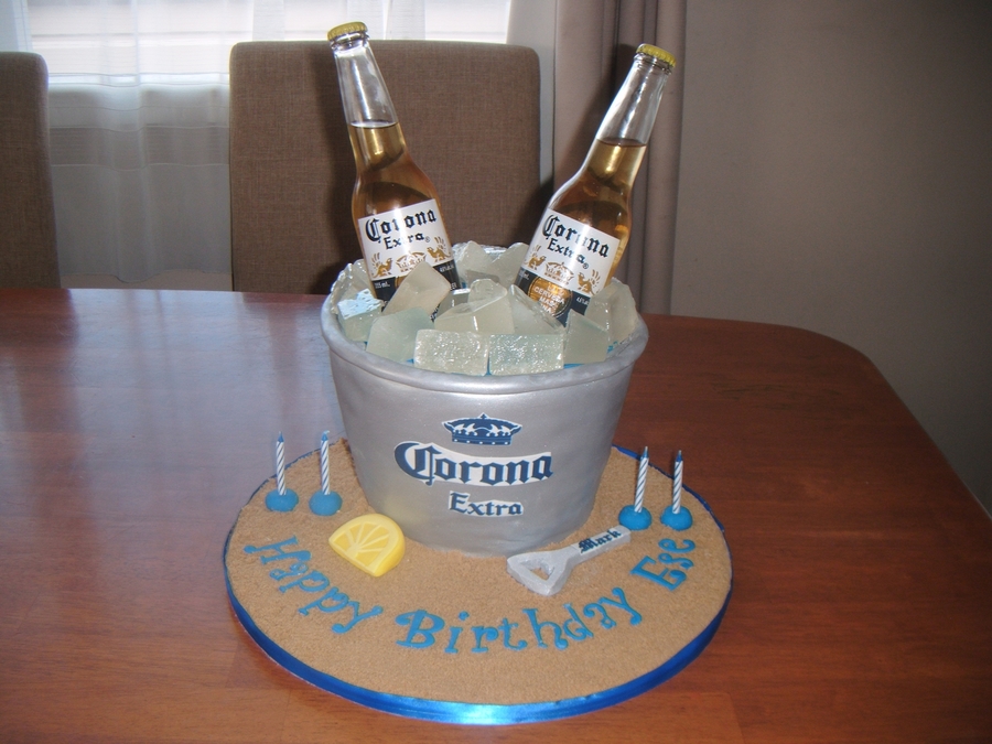 Corona Bucket Cake on Cake Central Corona Bucket Cake on Cake Central