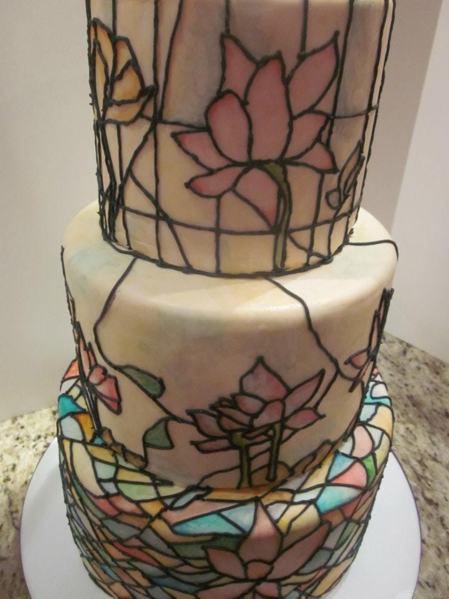 Stained Glass Cake