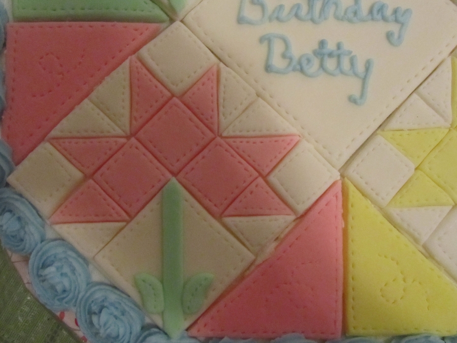 Quilt Cake - CakeCentral.com