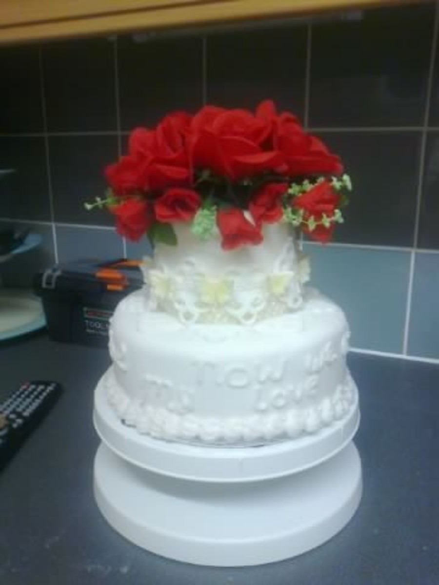 These Are The Top Two Tiers Of The Very First Wedding Cake Ive Ever Made My Son Is Getting Married In October And The Happy Couple Want M on Cake Central These Are The Top Two Tiers Of The Very First Wedding Cake Ive Ever Made My Son Is Getting Married In October And The Happy Couple Want M on Cake Central