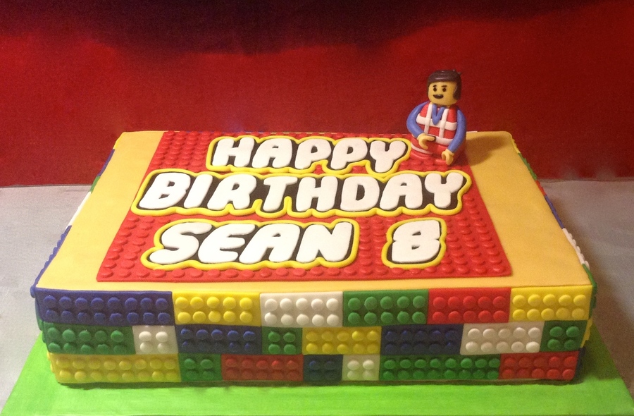 Lego Sheet Cake CakeCentral