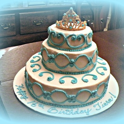 Royal Icing Tiara Cake Royal Icing Tiara Cake