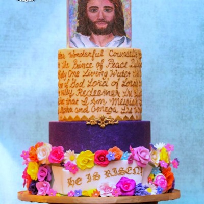 A Painted Easter Collaboration Cake A Painted Easter Collaboration Cake