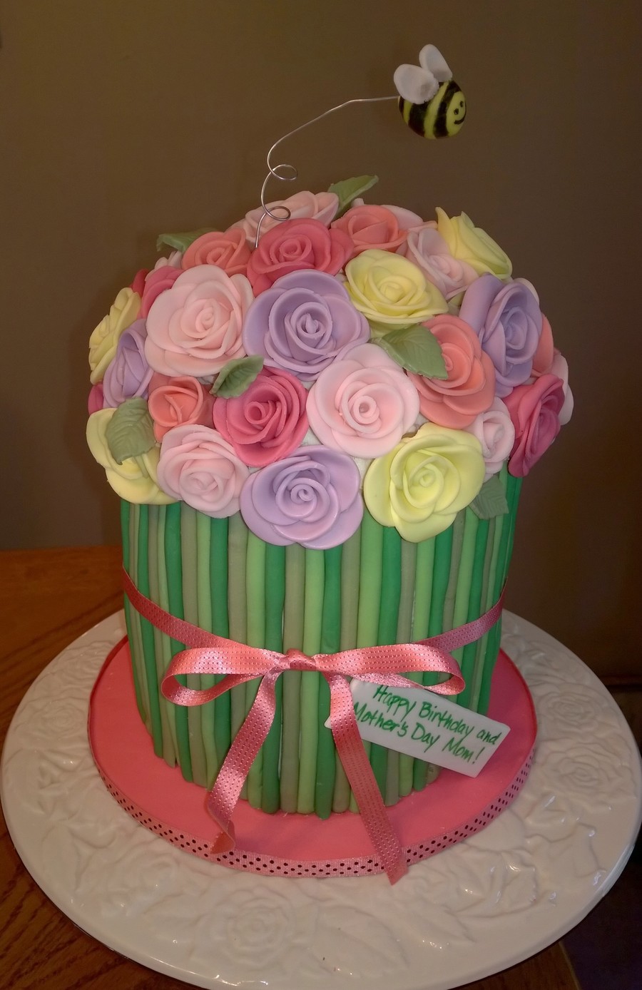 Bouquet Of Flowers Cake