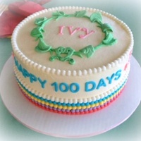 Korean 100 day baby cake