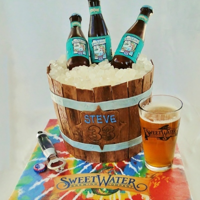 Sweetwater 420 Beer Bucket Cake Sweetwater 420 Beer Bucket Cake