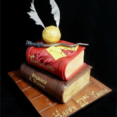 Harry Potter Stacked Books Cake - 2 Books Harry Potter Stacked Books Cake - 2 Books