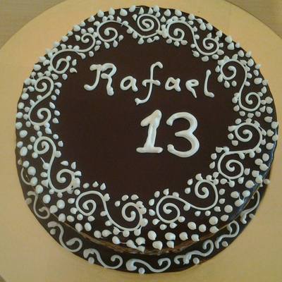 Serrano Cake With Intricate Design Serrano Cake With Intricate Design