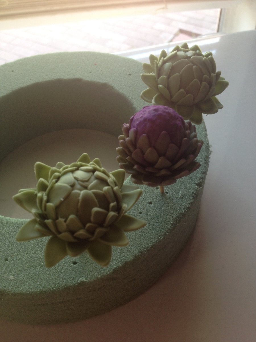 Gumpaste Artichokes on Cake Central Gumpaste Artichokes on Cake Central