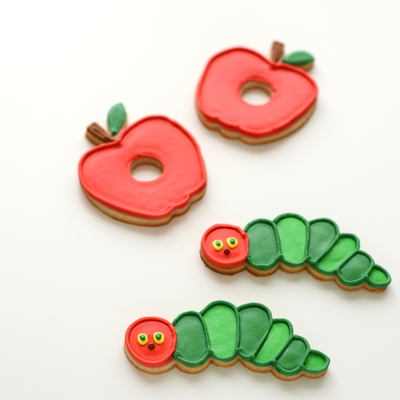 Very Hungry Caterpillar Cookies on Cake Central