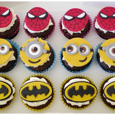 Mix Characters Cupcakes Mix Characters Cupcakes