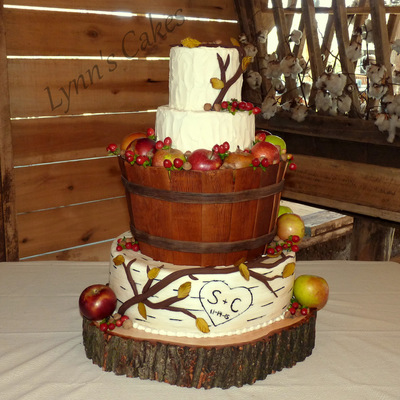 Fall Wedding Cake Fall Wedding Cake
