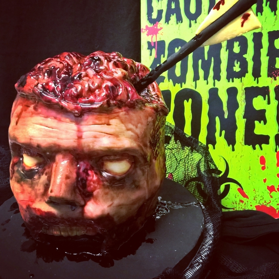 Zombie Cake on Cake Central Zombie Cake on Cake Central