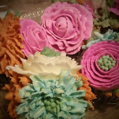 Buttercream Flower Cupcakes on Cake Central