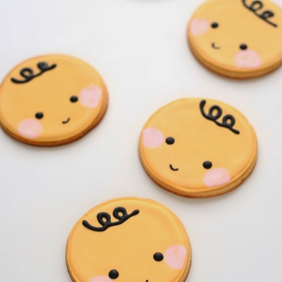 Baby Face Cookies For A Baby Shower on Cake Central