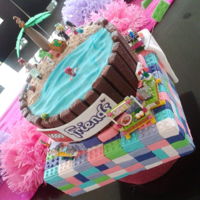 Lego Friends Girl Pink Building Blocks Cake Guatemala LEGO Friends party cake!♥ TÚ pastel como TÚ quieras! Paquetes TODO incluido para tu fiesta en Guatemala @...