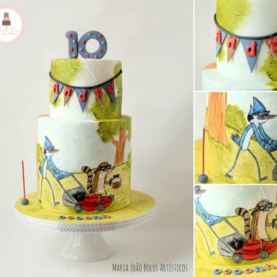 Regular Show Cake Regular Show Cake