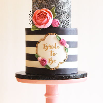 Flirty Little Bridal Cake