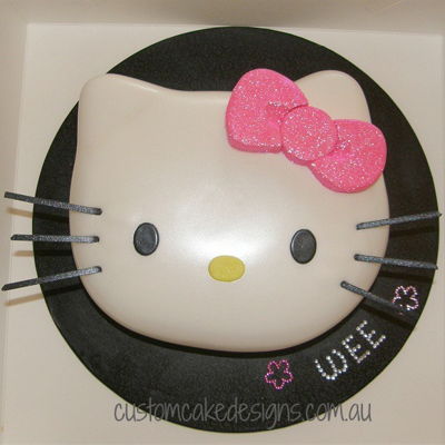 Hello Kitty Face Cake Hello Kitty Face Cake