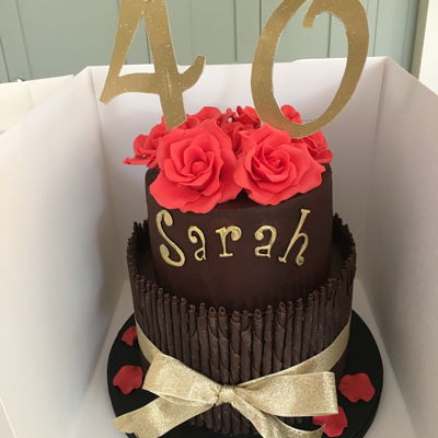 Chocolate 40Th Cake Chocolate 40Th Cake