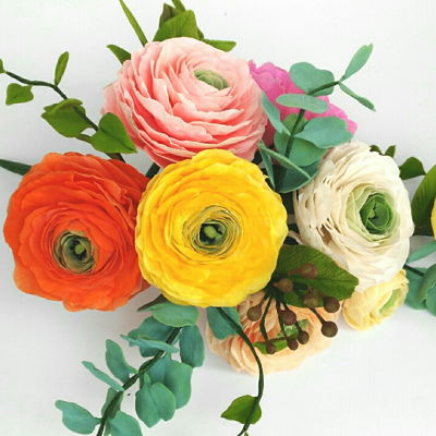 Free Formed Gum Paste Ranunculus Free Formed Gum Paste Ranunculus