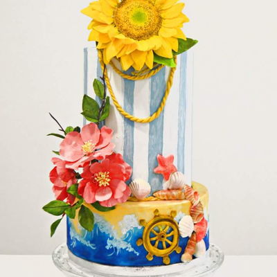Sweet Summer Wedding Cake Sweet Summer Wedding Cake