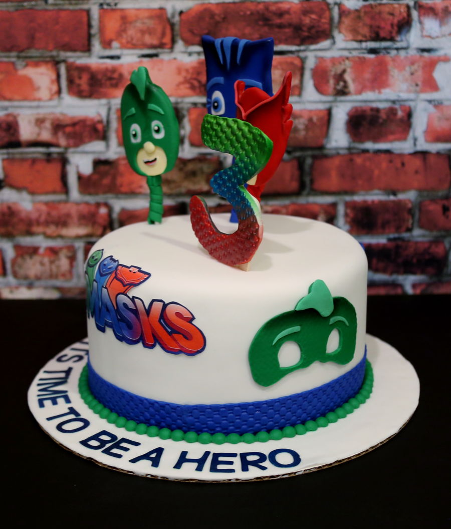 Pj Masks Cake - CakeCentral.com