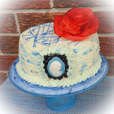 Blue Themed Birthday Cake Blue Themed Birthday Cake