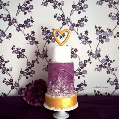 Boho Geode Style Cake Boho Geode Style Cake