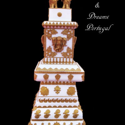 Cake International London - Indian Wedding Cake Silver Medal Cake International London - Indian Wedding Cake Silver Medal