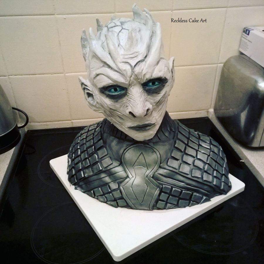 The Night King Bust Cake on Cake Central The Night King Bust Cake on Cake Central
