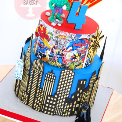 Superhero Cake