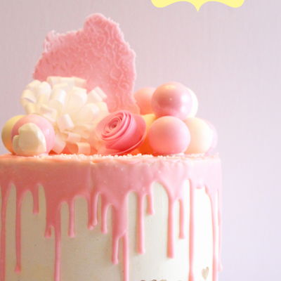 First Birthday Drip Cake First Birthday Drip Cake