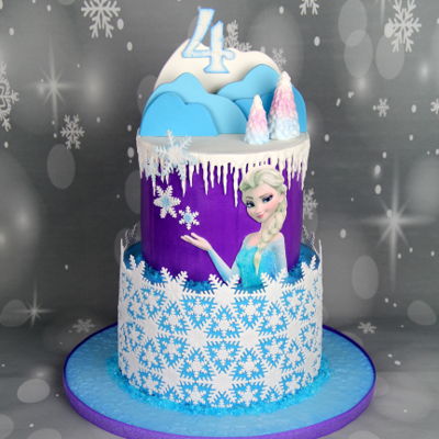 Frozen Themed Cake Frozen Themed Cake