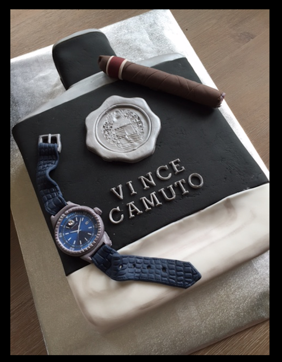 Cologne Bottle Cake - CakeCentral.com