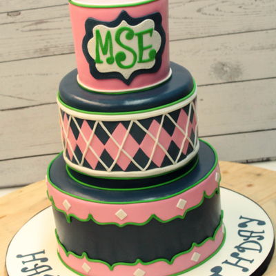 Preppy Navy, Pink And White Preppy Navy, Pink And White