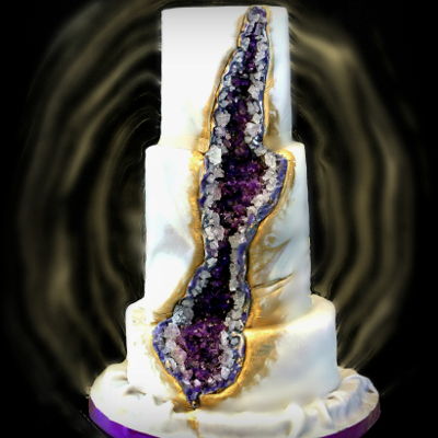50Th Anniversary Geode Cake 50Th Anniversary Geode Cake
