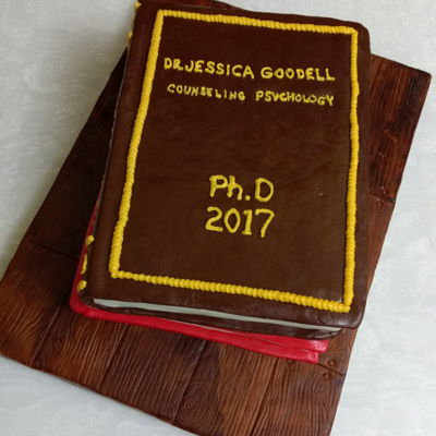 Jessica's Phd Cake 5-19-17 Jessica's Phd Cake 5-19-17