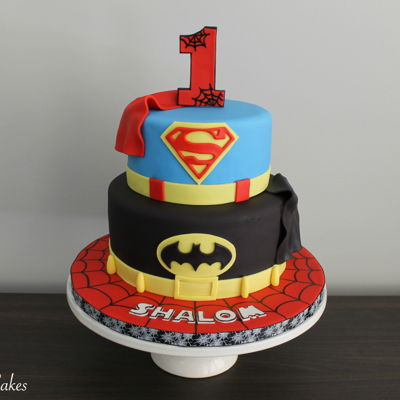 Superhero Birthday Cake Superhero Birthday Cake