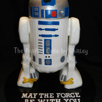 3-D R2D2 Cake With Sound