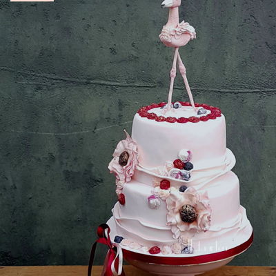 Posh Flamingo Cake Posh Flamingo Cake