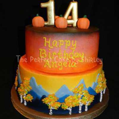 Aspen/mountains Fall Cake Aspen/mountains Fall Cake