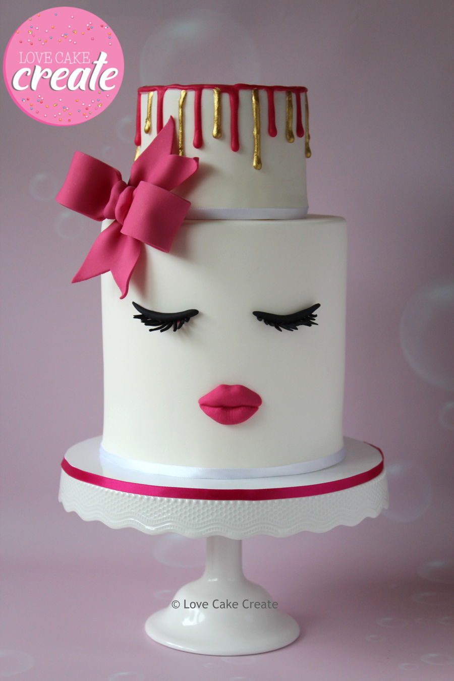Lips And Lashes Cake on Cake Central Lips And Lashes Cake on Cake Central